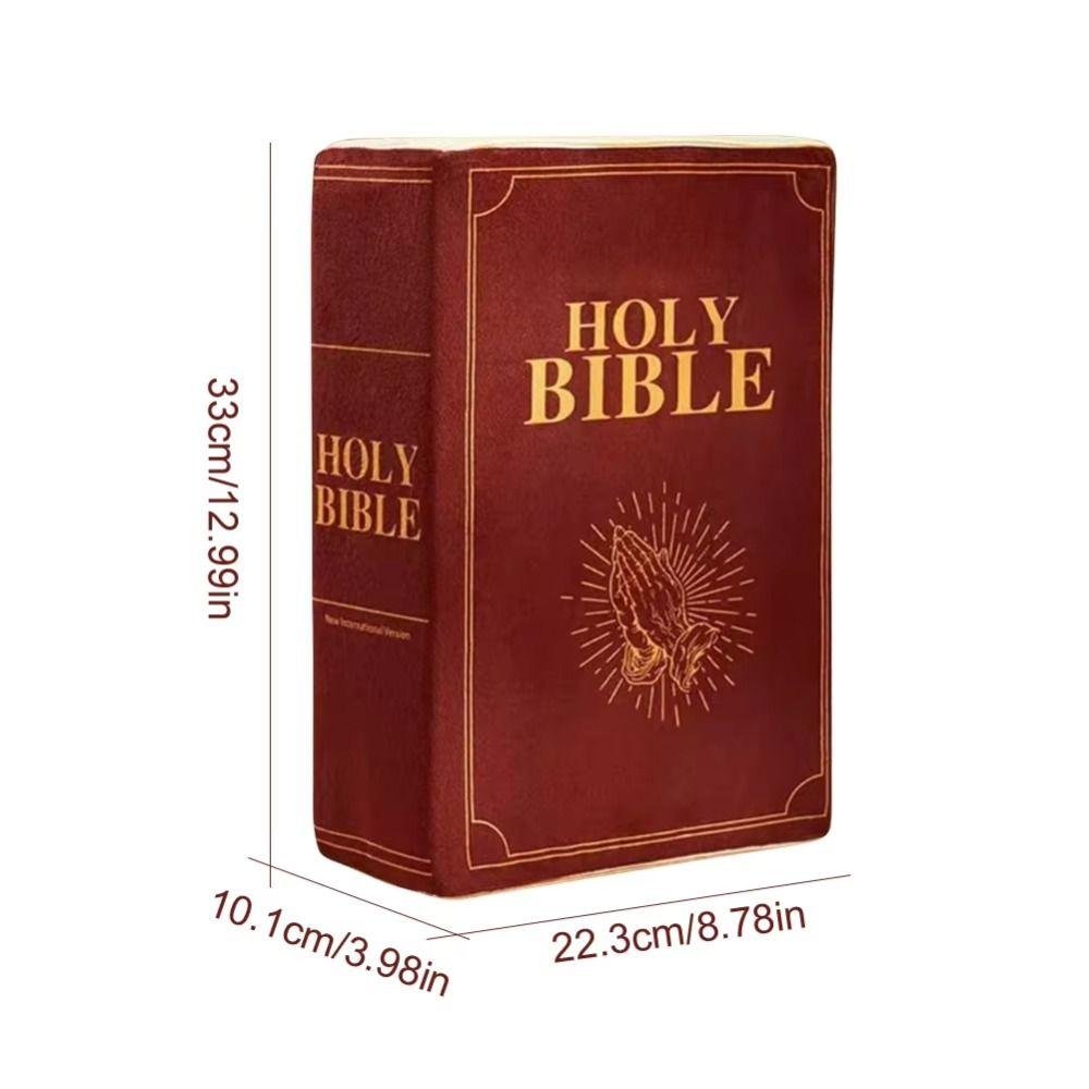 Sofa Cushion Bible Throw Pillow Realistic Looking Bible Cushion Living Room Bible Pillow  Bedroom