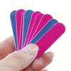 100Pcs Double Side Nail Files Mini Sanding Buffer Block Set For Gel Polish Manicure Pedicure Salon Nail Art Tool