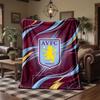 Aston Villa Football Print Flannel Blanket Soft Warm Sofa Bed Throw Blanket For Home Office Bedroom