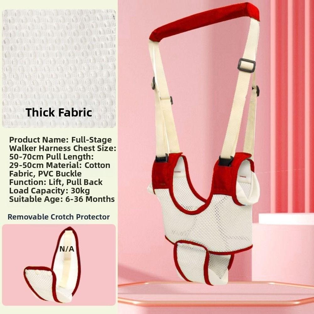 Breathable Design Toddler Walker Strap Adjustable Strap Baby Walking Aid  Baby Learning Walk