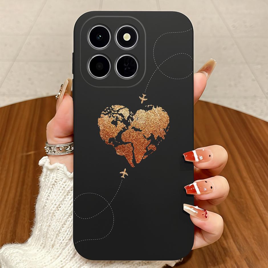 For Honor X6C X6B X6D X7D X7C Case Brilliant Flower Vintage Dyeing Anti-drop Simplicity Matte Shell For HonorX6C honorx7d Bumper