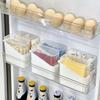 Schuine Doorzichtige Deksel Opbergdoos Kaas Thee Koffie Opberg Organizer Kleine Items Classificatie Container Stofdicht Met Deksel