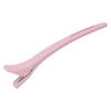 12Pcs Styling Hair Clips Slip Free Pink Duck Bill Clips for Flat Ironing Coloring Blow Drying