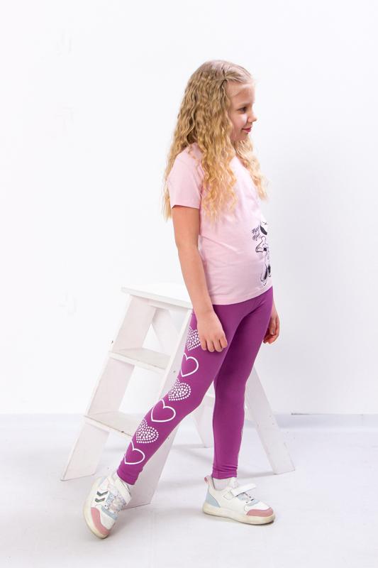 Girls’ Leggings – Stretchy Comfortable Fit & Soft Fabric, Any Season, 6000-036-33 HC