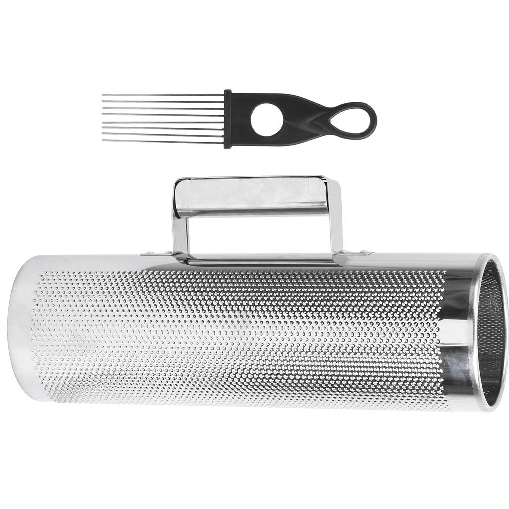Guiro Shaker Aluminum Orff Percussion Instrument + Scraper Music Teaching Aids 4x12in Type A Orff Percussion Instrument
