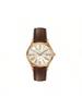 Quartz Movement Women's Watch, Swiss Ladies' Watch, White Dial, Stainless Steel Case, Multicolored Leather Strap, Elegant T103.310.36.113.00