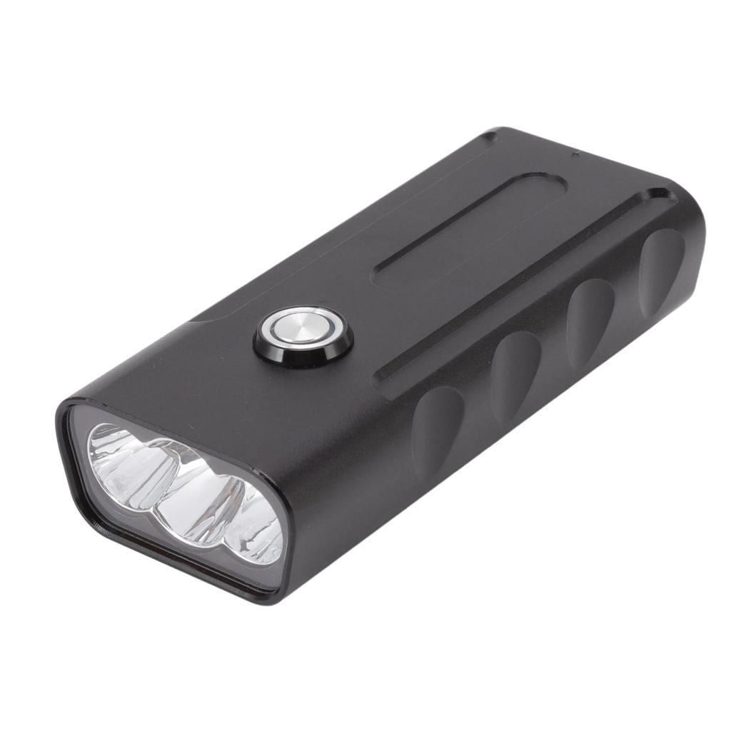 Bike Headlight 3 T6 LEDs IPX5 Waterproof Rechargeable 5200mAh Bike Accessories for Night Riding
