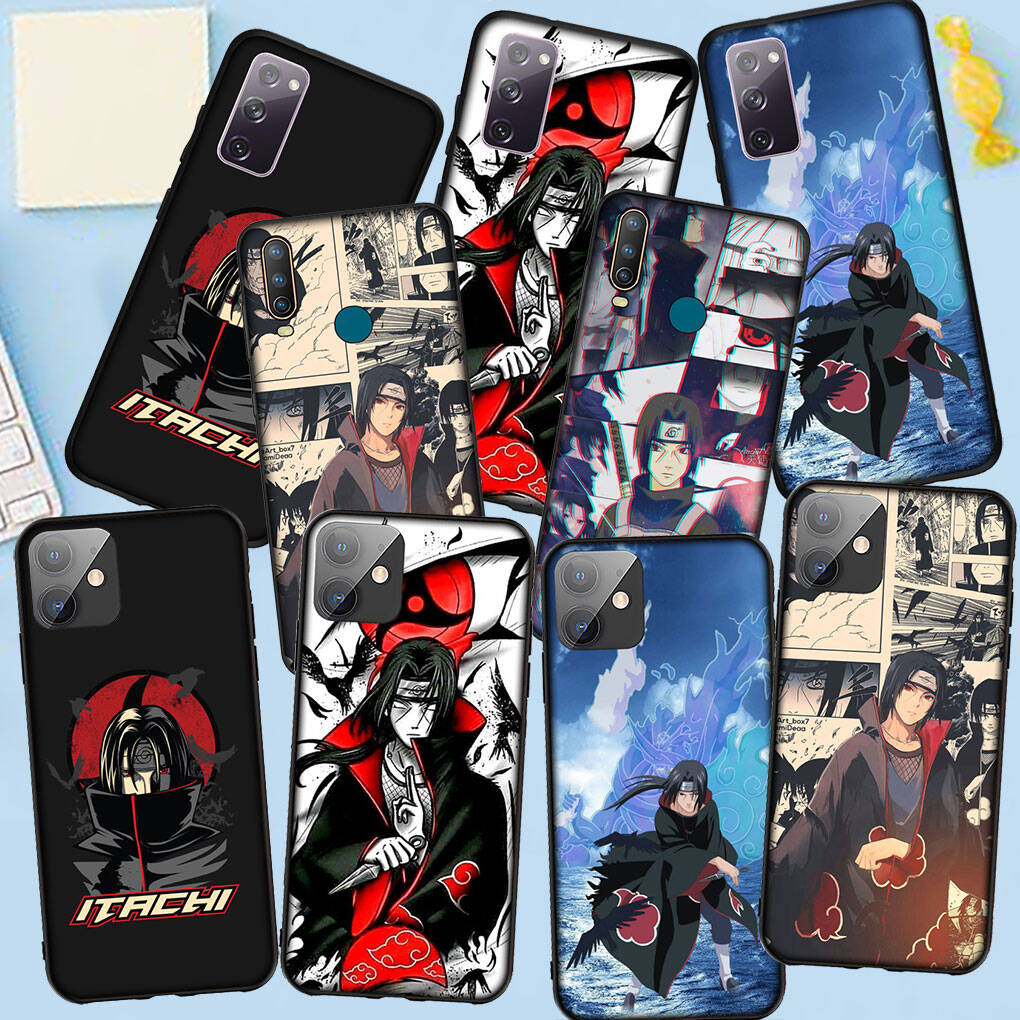 Case for Samsung Galaxy S25 S23 S24 Ultra FE Plus A05 A06 A15 A16 A36 A37 A35 A54 A55 A56 A57 A25 A26 A53 Wallpaper Itachi Uchiha Sasuke Naruto Cover