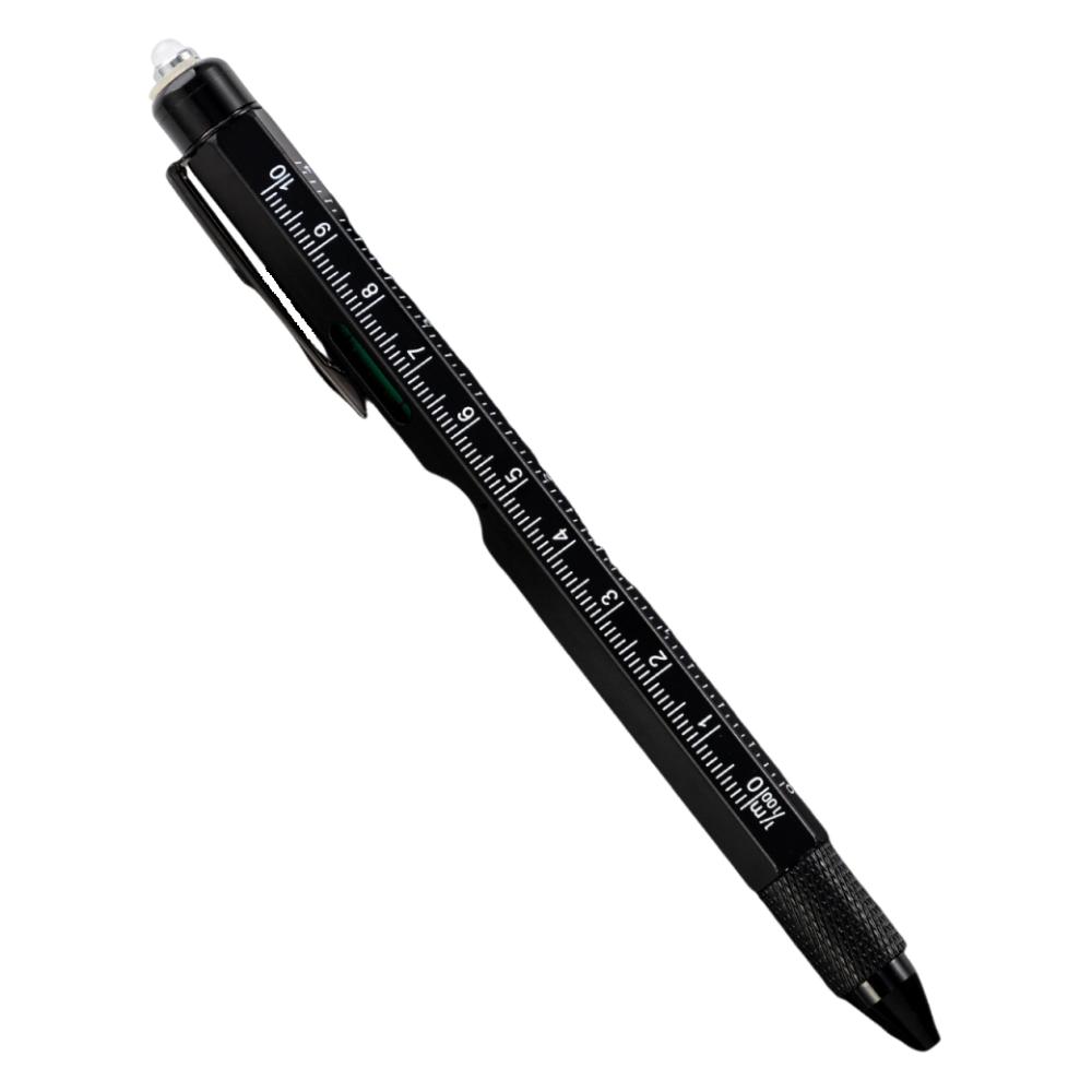 

Detachable Multi-function Tool Pen Portable Measure Technical Ruler Writing чорний