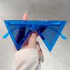 Triangle Shaped Sunglasses  New Fashion Candy Color Beach Holiday Shades Trendy Brand Design Cute Decor Sun Glasses