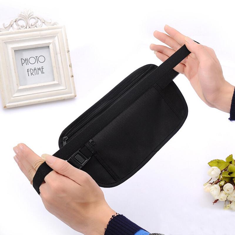 Outdoor Running Waterproof Pouch Travel Hiking Adjustable Sport Money Waist Bag