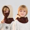 Childrens Plush Winter Hat With Neck Protector For Cold Weather Girls And Boys