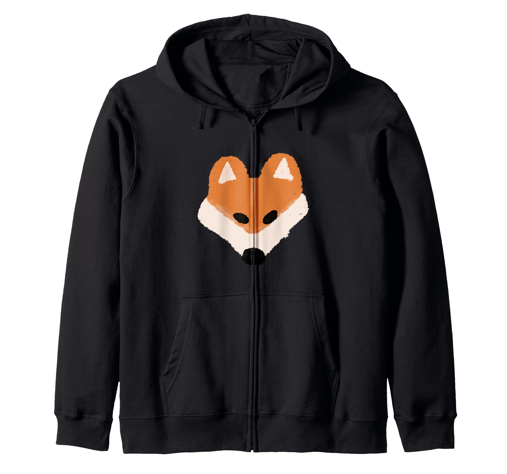 

Cute Fox Nursery Autumn Fox Zip Parka чорний
