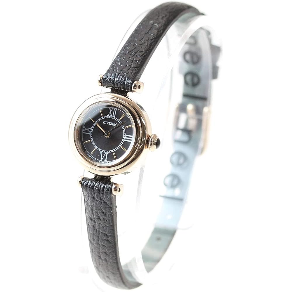 [Гражданин] Кии: Женские круглые часы Eco-Drive EG7082-15E