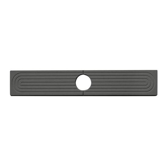 Diatomite Stone Faucet Mat - Absorbent Sink Tray, Splash Guard For Kitchen & Bathroom Countertops, Gray