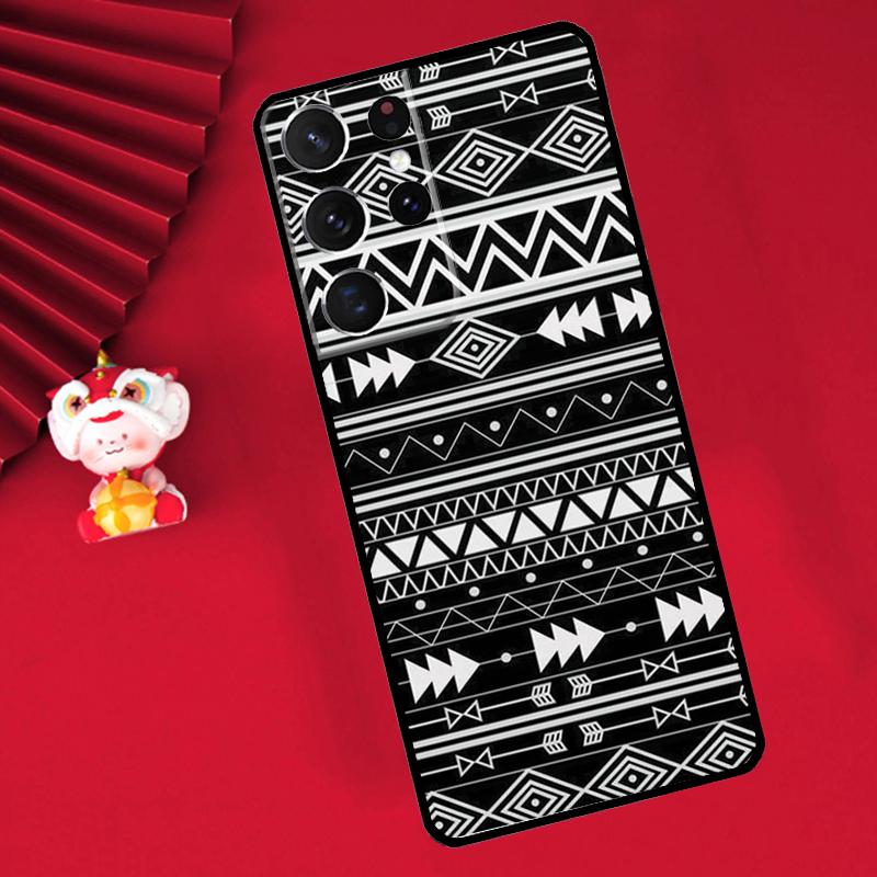 

Tribal Aztec Geometric Colour Case For Samsung Galaxy S25 S26 Ultra S22 S23 S24 Ultra S20 S21 Plus S10 S25 FE Cover Funda Galaxy S26Ultra