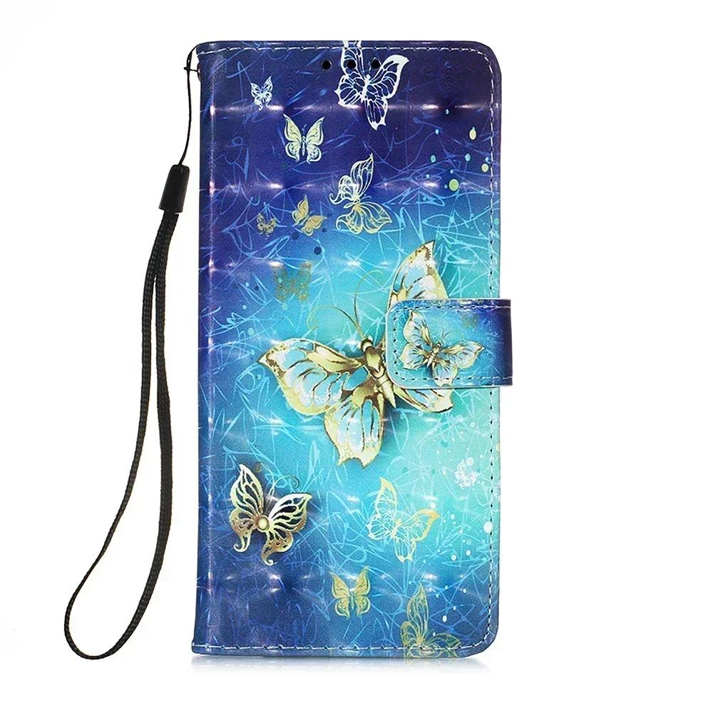 Cute Painted PU Leather Flip Case on For Xiaomi 13T 12T 11T 11 Lite 5G NE Civi 3 2 1S 11 Ultra Poco C40 Wallet Stand Book Cover