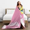 The Little Pony Fluttershy Plush Blanket Child  Flannel Throw Blanket For Living Room Super Warm Custom Quality Bedspread Gift