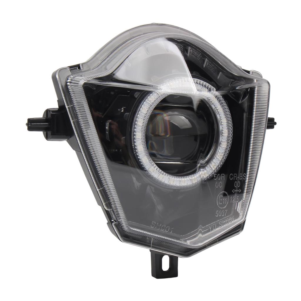 Enduro DirtBike LED Headlight RGBW V6 Angel Eye for GasGas EC SM Rieju MRT Pro SM 50 125 300 2008-2021 Motocross HeadLamp Parts