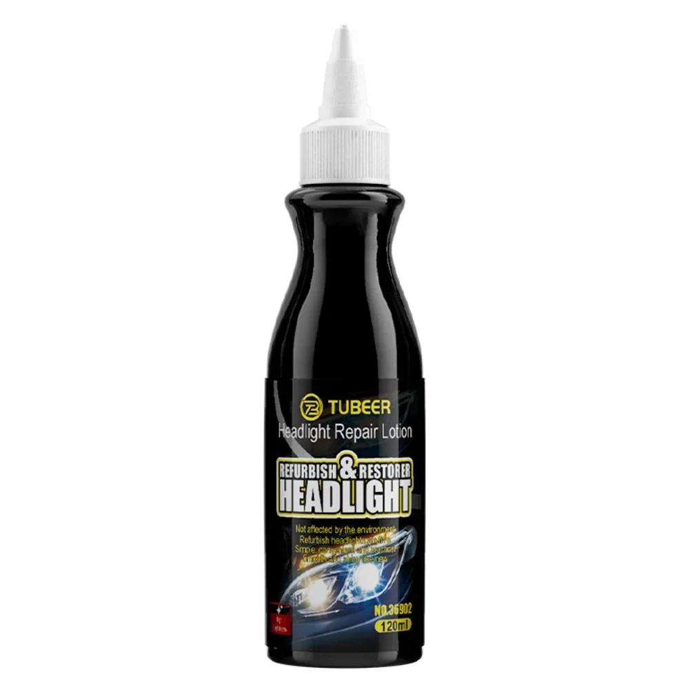 120ml Car Headlight Light Restorative Liquid Removing Oxidation Dirt Headlight Repair Cleaning Paste Polish Restoration Liquid