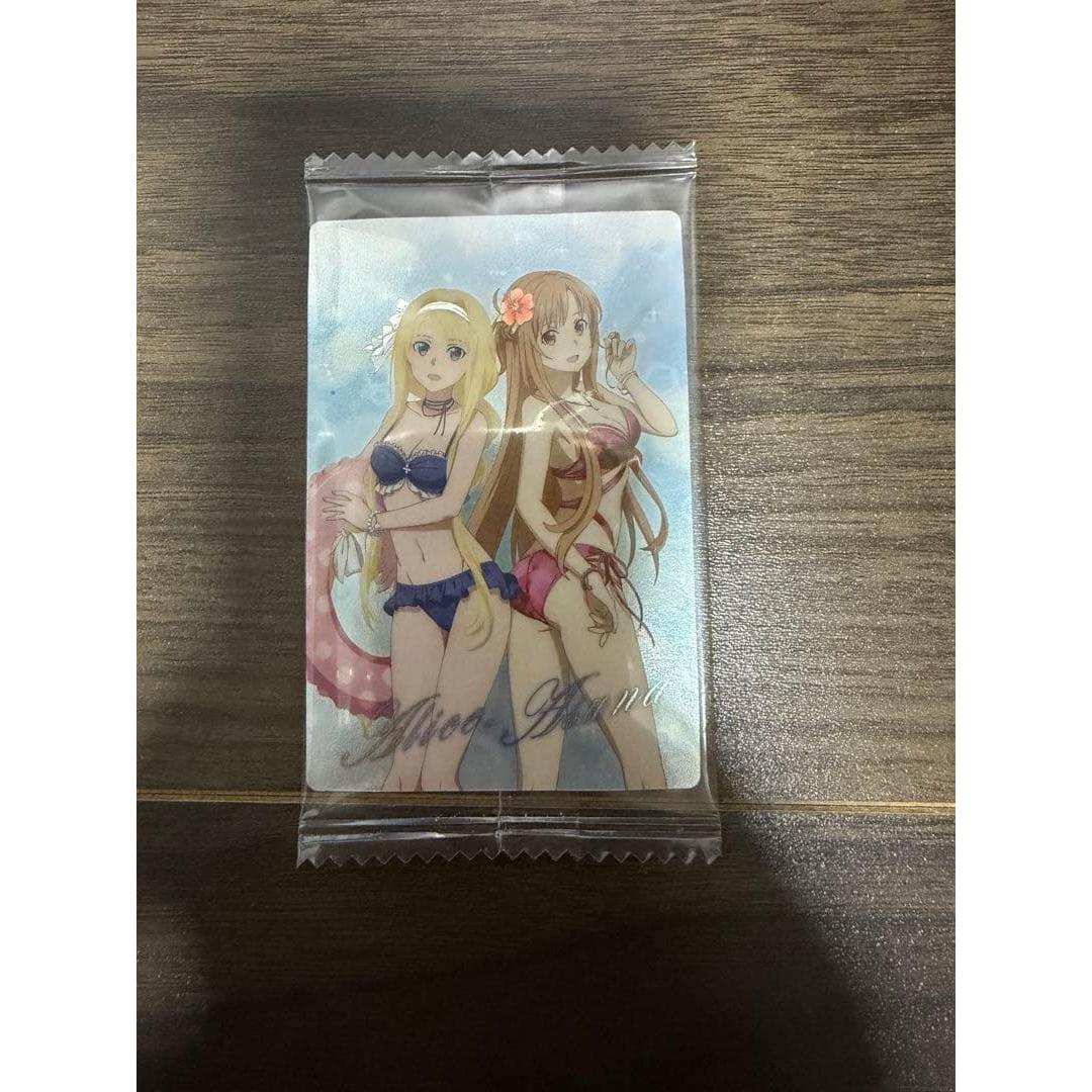Used Sword Art Online SAO Alice Asuna Wafer Card