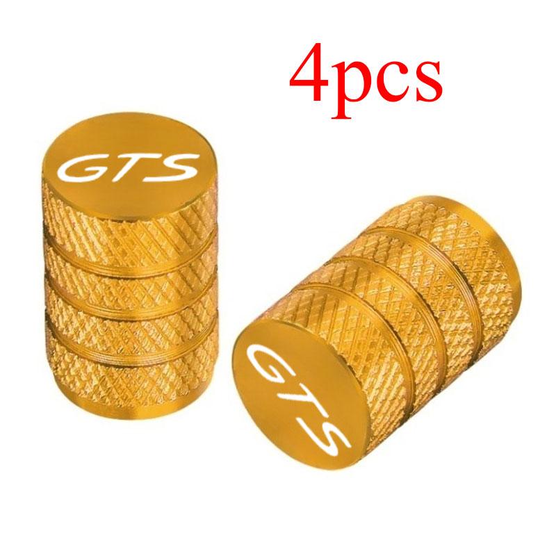 For Porsche GTS Cayenne Cayman Panamera Macan 911 718 928 901 4pcs Car Wheel Tire Air Valve Caps Stem Cover Caps Airdust Cover Valve Stems 1