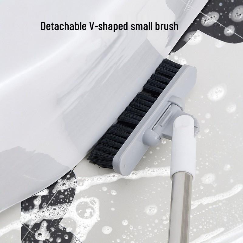 Bathroom & Toilet Gap Cleaning Brush with Scraper