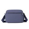 Crossbody Bag Multi-Layer Pocket Shoulder Bag Water-Repellent Nylon Women's Small Square Bag