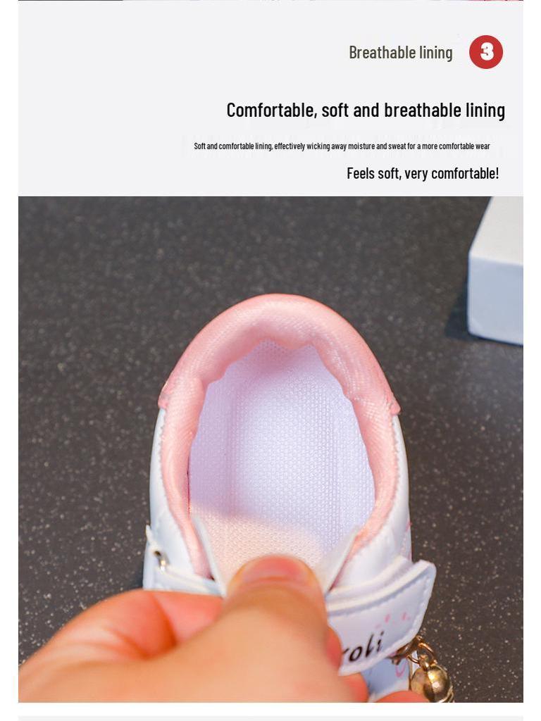 2025 Spring & Autumn Girls' Low-Top Casual Soft-Sole Board Shoes - Stylish Sports Shoes for Big Kids & Students