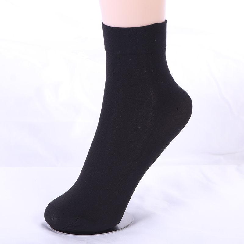 

Thickened Velvet Fishnet Mid-Calf Women s Stockings & Men s Loose-Top Business Socks чорний