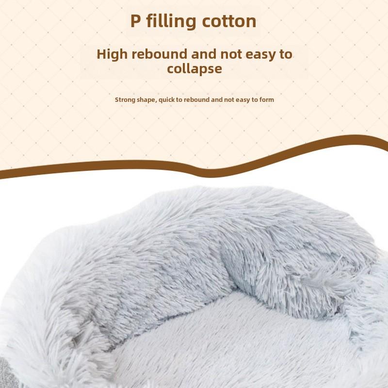 Katzenstreu Winter Neu Hundematte Doppelfunktions-Hundehütte Katzenmatte Plüsch-Hundehütte Haustierhütte Haustierbedarf