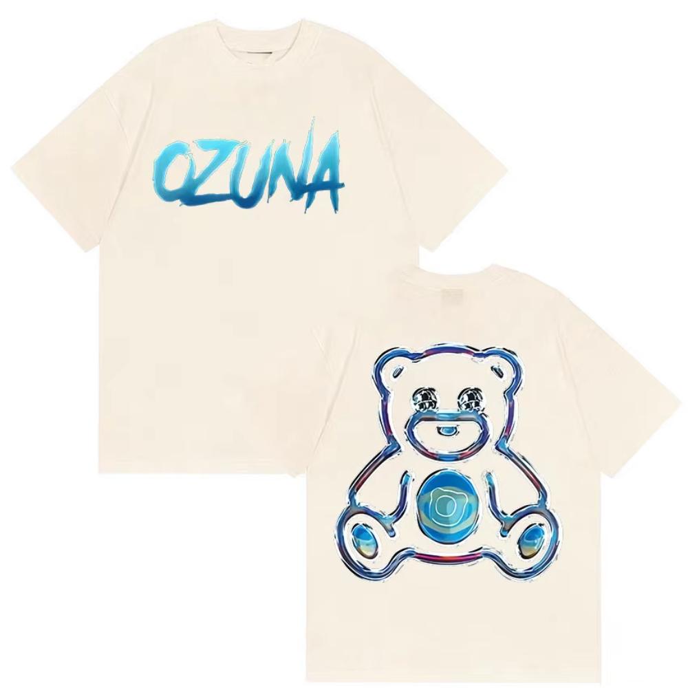 Rapper Ozuna Album 2025 Merch T Shirts Men's Women Fashion Retro O-Neck High Quality T-Shirt Casual Male Cotton Oversized Tshirt