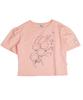 Pipilapin Women'S Puff Sleeve Short Sleeve T-Shirt/Fs7Wt72W Pink