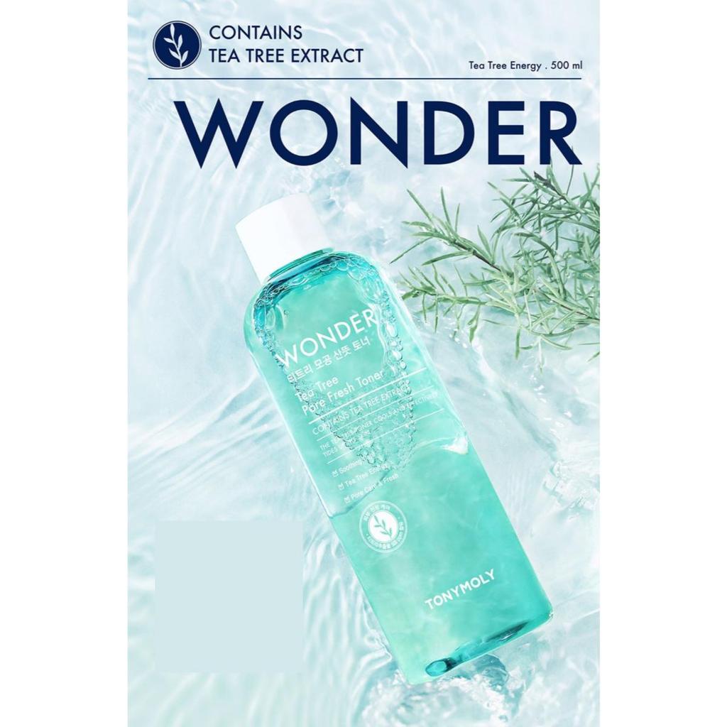 Tonymoly Wonder Tea Tree Pore Fresh Toner  500ml