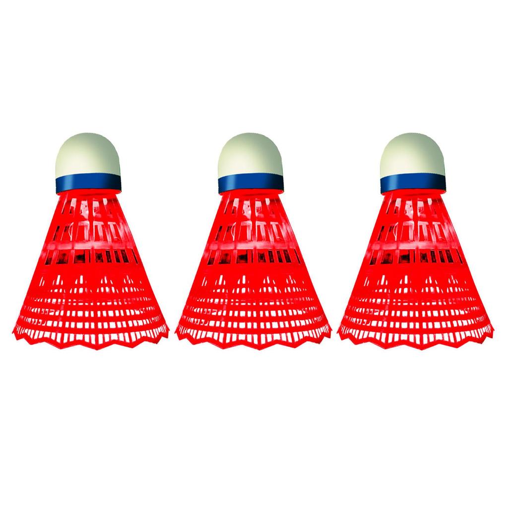 3/6Pcs Luminous Badminton Balls Set, Nylon Sport Badminton, Colorful Light-up Shuttlecocks for Indoor/Outdoor Sports