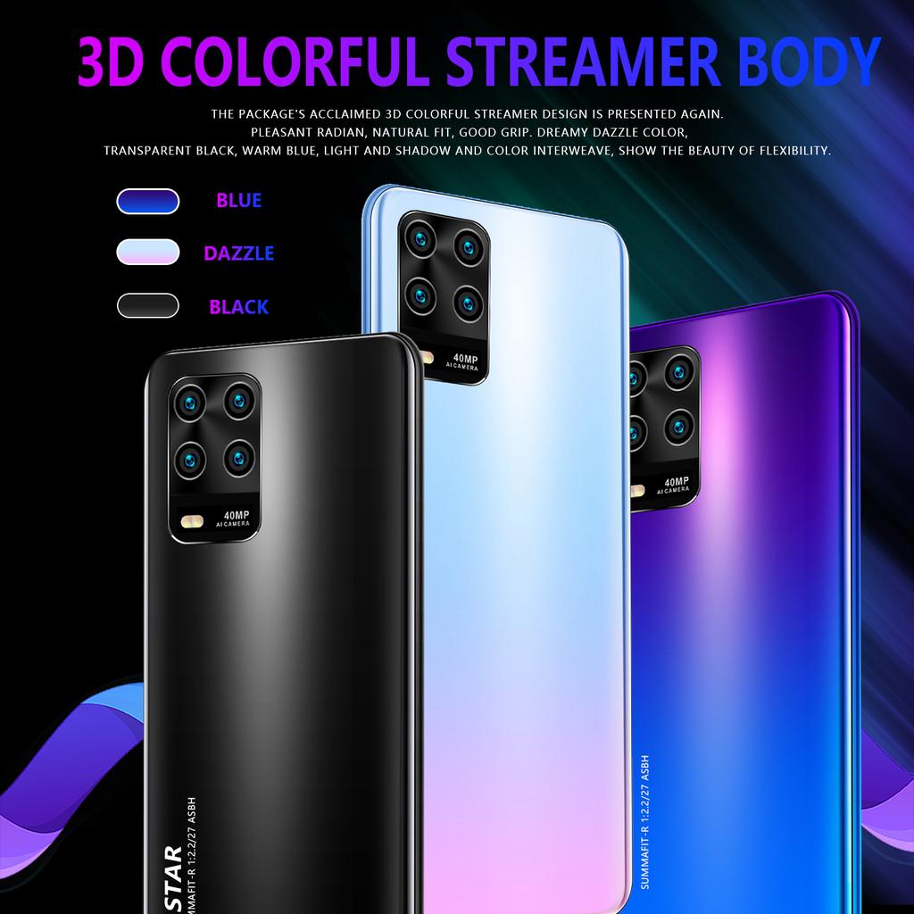 7,5palcový HD+ME10 MTK6799 Mobilní telefony 8GB RAM 512GB ROM 8MP+16MP Smartphone