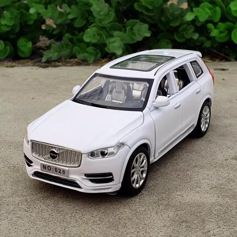 

1:32 VOLVOS XC60 XC90 SUV Off-road Diecast Model Toy Cars Sound Light Pull Back Car Vehicle Toys For Children