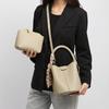 New trendy girl bag shoulder messenger bag summer high-end leather handbag bucket bag