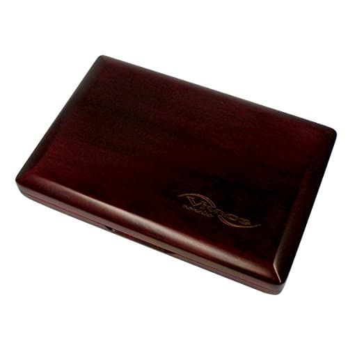 Vivace Wooden Reed Case for Clarinet and Alto Saxophone, Wine Red
