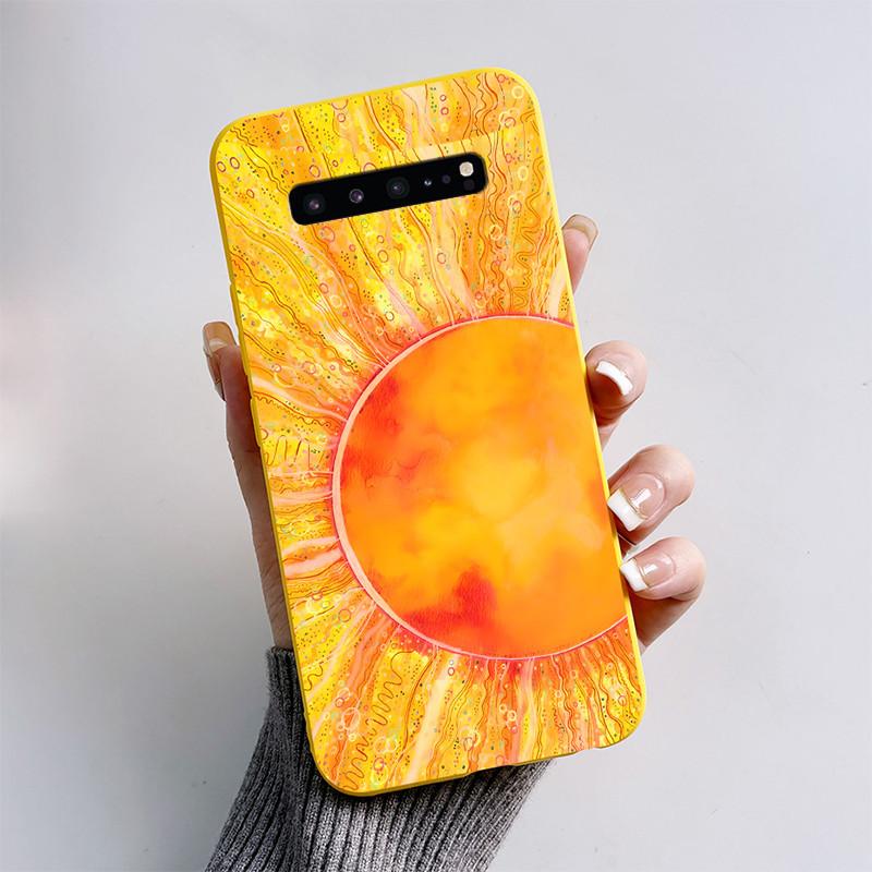 

For Samsung S10 5G Case Cute Cartoon Soft Silicone Matte Slim Protective Phone Cover For Samsung Galaxy S10 5G G977N Case Coque Samsung S10 5G