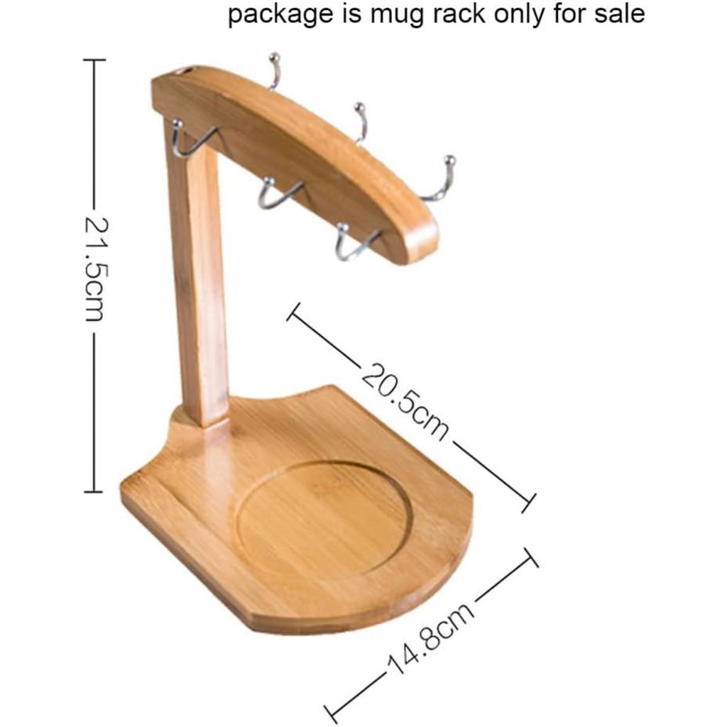 Tassen Abtropfgestell Baumständer - Kaffeetassenhalter mit Abtropfschale für Küchentisch
