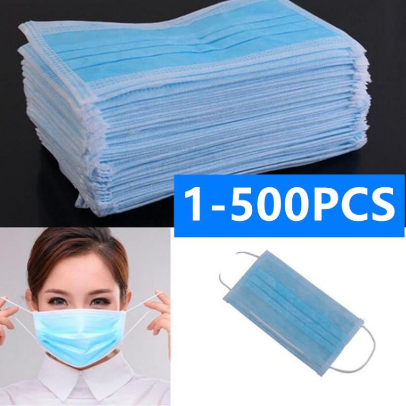 1500PCS Dust Proof 3 Layers Protection Face Maskbuy at a low prices