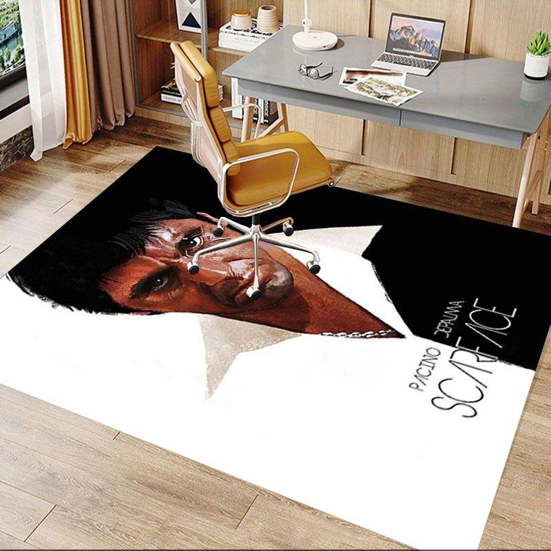 1pz Tappetino per Sedia da Ufficio Scarface Morbido, Confortevole, Per Tutte le Stagioni, Perfetto per la Casa, la Camera da Letto o l'Arredamento dell'Ufficio, Regalo Perfetto per