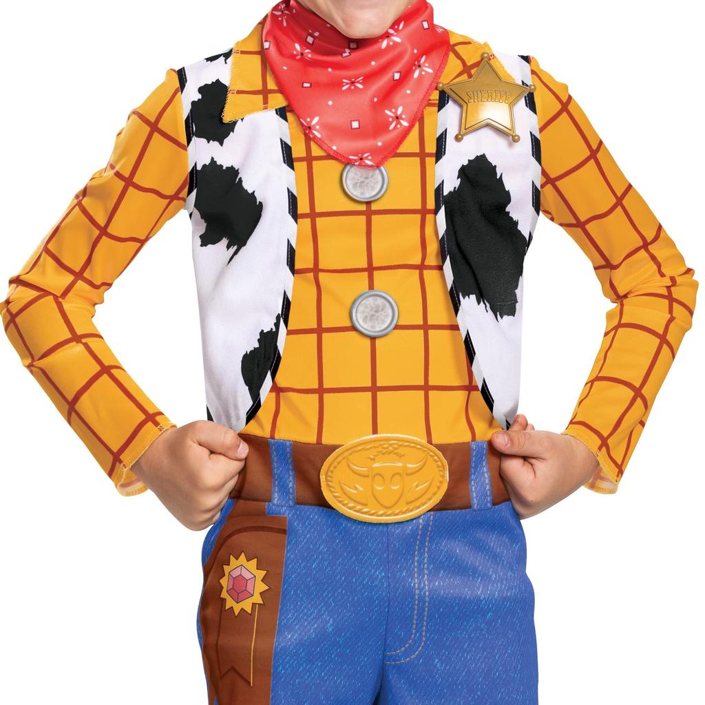 [Clearstone] Disney Toy Story 4 Halloween Woody Cosplay Kids 125-135cm Yellow 100689K Costume