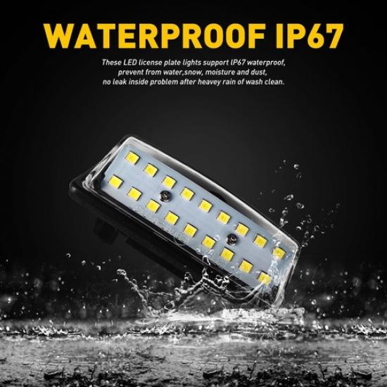 For Nissan  Sentra Car Number License Plate Lamps Lights Tail LED Assembly EOA