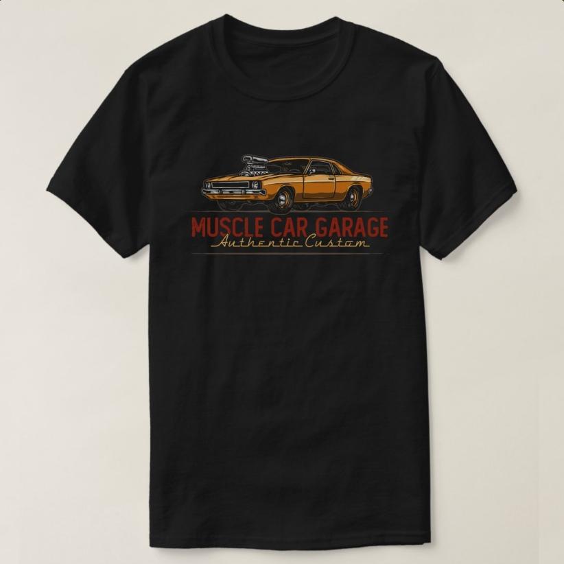 Authentic Custom Hot Rods  Muscle Car Garage TShirt 100 Cotton ONeck Short Sleeve Summer Casual Mens Tshirt Streetwear S