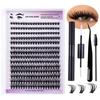 Dense Large Displacement 280 Clusters D Song Diy Eyelashes Segmented Single Cluster Grafted False Eyelashes