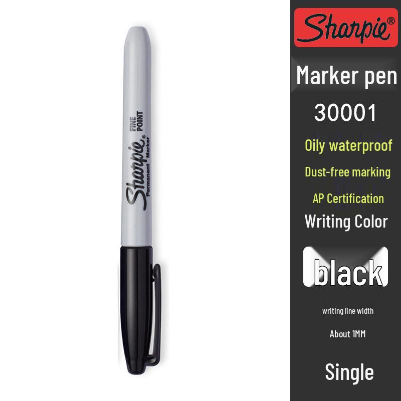 Sharpie Metallic Oil-Based Waterproof Marker Set: Gold, Silver, Black