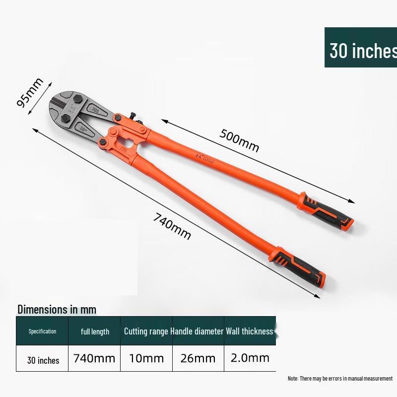 SMVP 30-inch Bolt Cutter CN plug (adapter included)