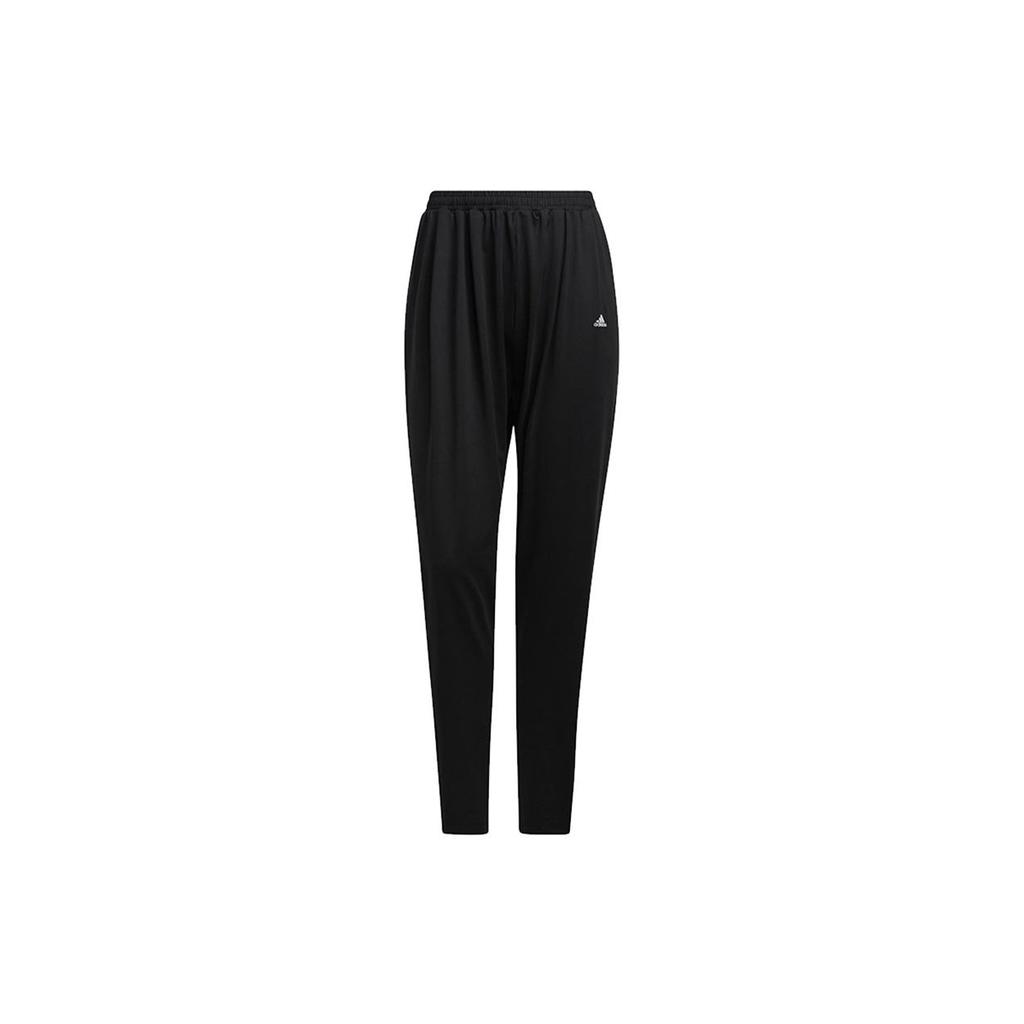 adidas Ležérní jógové kalhoty s elastickým pasem Dámské spodní díly Černé GT3007